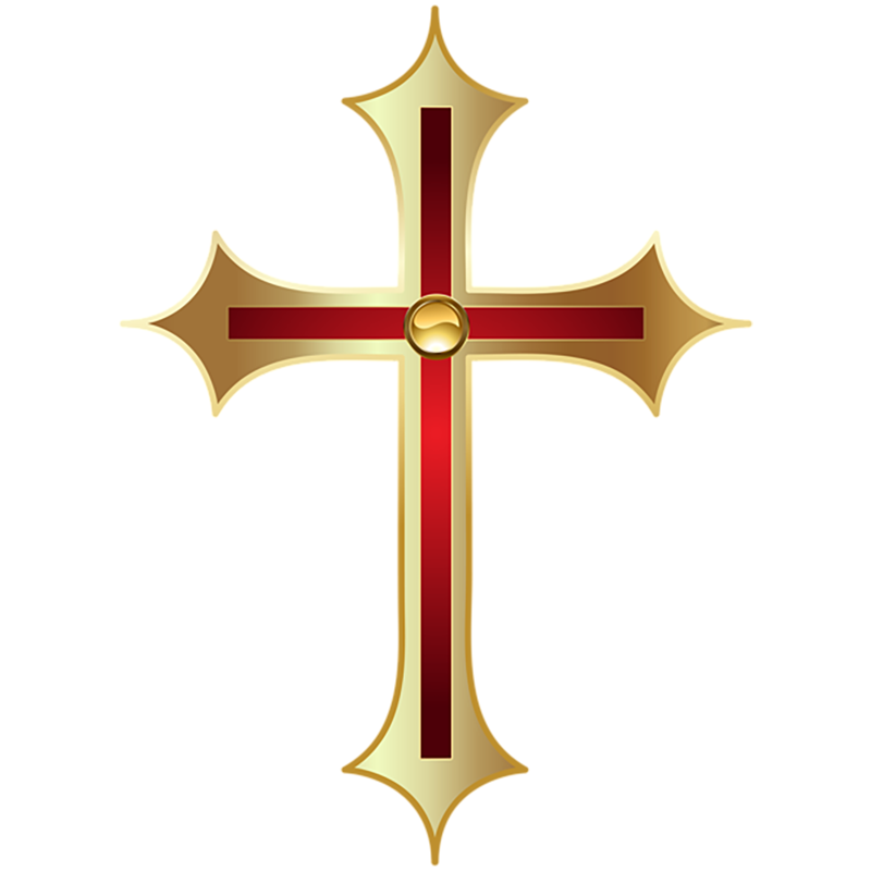 [citypng.com]crucifix christian cross christ religious symbol 800x800